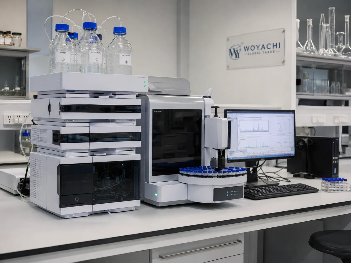WYC analytical laboratory with HPLC instruments